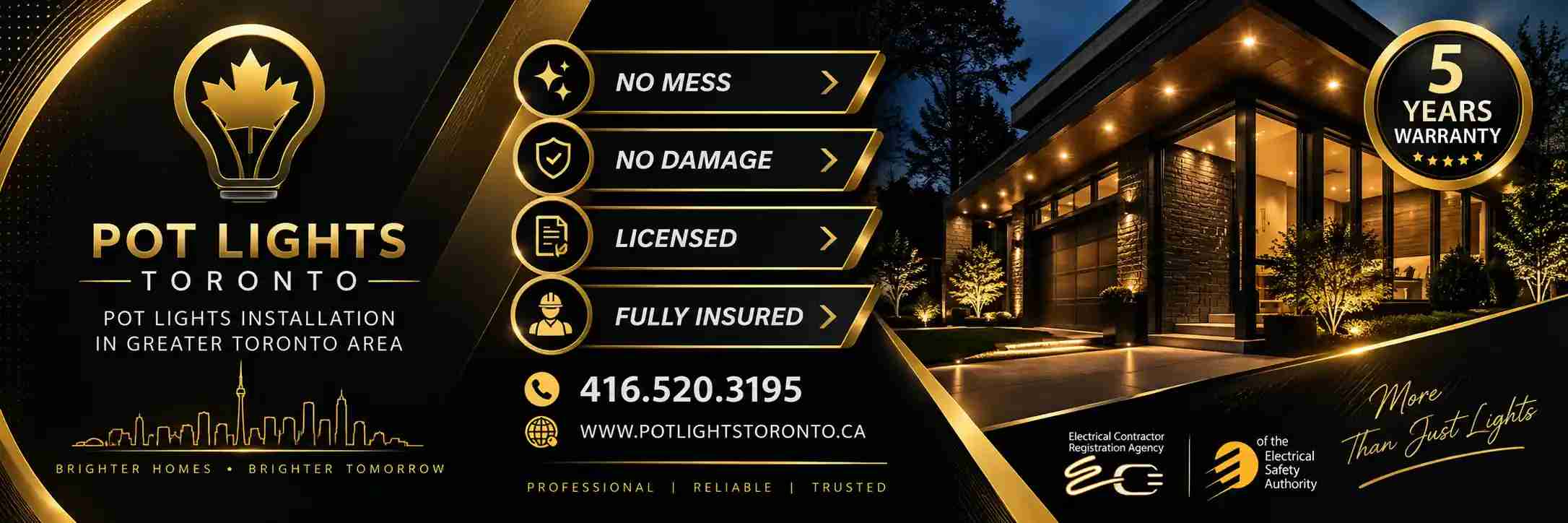 Pot Lights Toronto professional pot light installation in Toronto and GTA